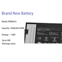 Batterie au lithium de remplacement FPB0361S pour Fujitsu FPCBP595 CP813800-01 7.68V 4560mAh 35Wh Batterie d'ordinateur portable en stock