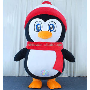 Disfraces <span class=keywords><strong>de</strong></span> Mascota <span class=keywords><strong>de</strong></span> pingüinos inflables para adultos <span class=keywords><strong>de</strong></span> 2,6 m <span class=keywords><strong>de</strong></span> altura, disfraces <span class=keywords><strong>de</strong></span> dibujos animados <span class=keywords><strong>de</strong></span> pingüinos para caminar portátiles - Product Image 1