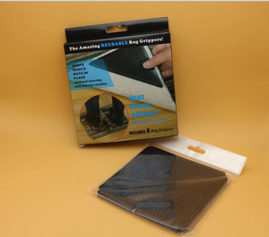 Sujetadores de Esquinas para Alfombras Triangulares, Reutilizables, Lavables, Antideslizantes, Evitan que las Esquinas se Enrollen, Alternativa Segura a la Cinta Adhesiva para Alfombras - Product Image 6