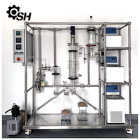 0.22m2 Cbd Oil Chanvre Oil Machine Cbd Oil Machine Wiped Film Short Distillation Machine