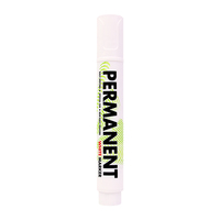 Marqueur blanc 5 mm à séchage rapide, à base d'huile, imperméable et rechargeable pour le marquage, le graffiti et le dessin