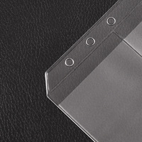 En gros : Pochettes zippées en PVC A5 A6, inserts pour classeur de budget, pochettes zippées en PVC pour classeur, pochettes zippées givrées