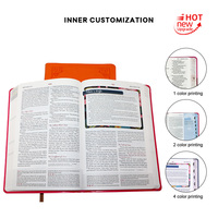 Bible trilingue espagnol, français et anglais, couverture rigide avec colonnes côte à côte, en cuir PU, livres et Bibles chrétiens