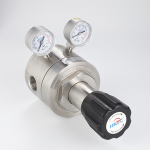 Régulateur de débit d'azote N2 en laiton chromé HC 90 Full Brass Ultra Gas, pour bouteille d'azote, pour gaz propane et argon - Product Image 6