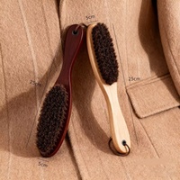Brosse de soin pour vêtements en crin de cheval doux, manche en bois, pour pulls en laine, manteaux en cachemire, anti-peluches pour tissus en laine, vente en gros