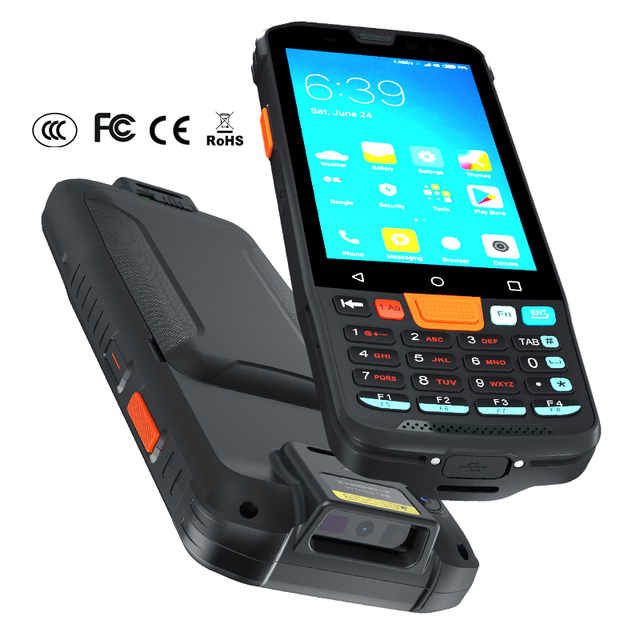 Best 4G WiFi Android 14 GPS Rugged Handheld Terminal Inventory PDA Dustproof for Construction Field Service with 5000mAh