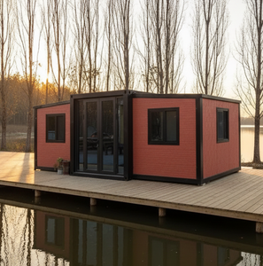 Oferta Especial: Casa Contenedor Expandible de Doble Ala de 40 pies, Villa Móvil de 20 pies/40 pies, Apartamento Moderno con 2 Habitaciones, Cocina y Baño, Tipo Hotel - Product Image 4