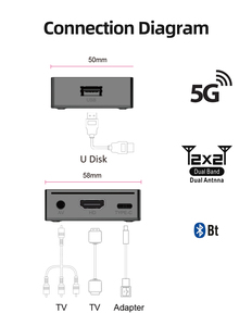 XS97 ATV Mini <b>Smart</b> <b>TV</b> <b>Box</b> Allwinner H618 2GB RAM 16GB ROM Android 12 WiFi 6 BT5.0 Voice Remote ATV Mini Quad ATV Mini 6K Set - Product Image 6