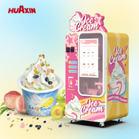 Máquina Expendedora de Helados Comercial para Operadores de Múltiples Unidades, Máquina Expendedora Inteligente de Helado Suave con Monitoreo Remoto