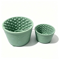 HomyPawz – Contenant personnalisé pour friandises pour chien, 2 tailles, coupelles en silicone pour chat, bol de refroidissement pour congélateur, pour collations et glaces