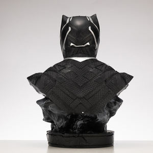 ホット販売クリエイティブブラックパンサーフィギュアホームデスクトップデコレーションレジンマーベルスーパーヒーローブラックパンサー像 - Product Image 5