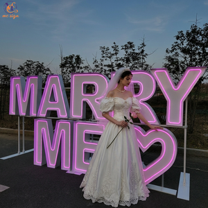Letras LED Independientes de 4 pies, Letras Gigantes Personalizadas 'Let's Glow' para Decoración de Fiestas, Eventos, Bodas y Cabinas de Fotos - Product Image 3