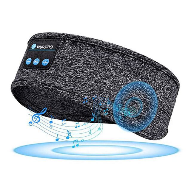 Sleep Headband Earphone Elastic Washable Music Eye Mask Earphone Wireless BT Sleeping Sports Headband