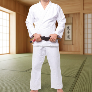 Kimono de Judo Blanc IRON PUNCH pour Adulte Unisexe, Respirant, 100% Coton, Tissu 160g, Coupe Ample, Teint Uni, Arts Martiaux - Product Image 4