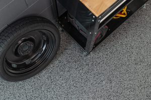 LSY 2:1 100% Solides Époxy Barrière Contre l'Humidité et les Vapeurs (MVB) avec des Flocons <span class=keywords><strong>de</strong></span> Mélange <span class=keywords><strong>de</strong></span> Gravier <span class=keywords><strong>de</strong></span> 1/4 po <span class=keywords><strong>pour</strong></span> le Revêtement <span class=keywords><strong>de</strong></span> Sol en Béton <span class=keywords><strong>de</strong></span> <span class=keywords><strong>Garage</strong></span> - Product Image 5