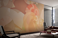 Papier peint mural floral européen en vinyle, pelable et auto-adhésif, imperméable, pour la décoration de hall d'hôtel, de bureau et de maison