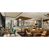 Meubles de restaurant d'hôtel de luxe sur mesure, table de banquet, chaise, armoire de buffet, fabrication directe en usine, OEM