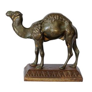 Hogar patio jardín parque zoológico paisaje al aire libre decoración tamaño real camello estatua arte moderno artesanía fibra vidrio resina camello escultura - Product Image 6