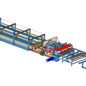Machine à souder mécanique automatique en treillis métallique avec filet d'alimentation de diamètre et caractéristiques de chute Technologie de treillis renforcé - Product Image 1
