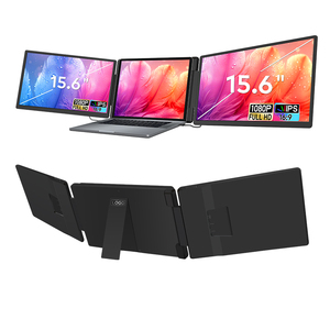 Moniteur double écran S10 FOPO, nouvelle tendance, 15,6 pouces, extension d'écran, plug and play, connexion USB-C ou HDMI pour ordinateur portable - Product Image 1