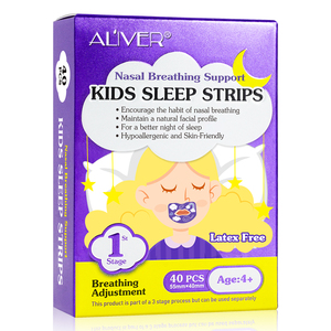 ALIVER label privé bande de soutien de la respiration nasale de la bouche des enfants patch de respiration de sommeil réglable anti-ronflement pour le sommeil nocturne - Product Image 3