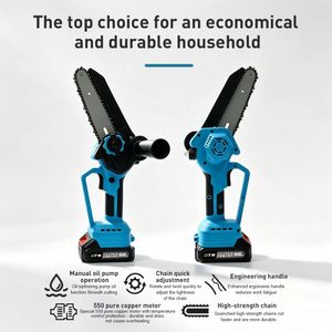 Scie à chaîne électrique sans fil professionnelle haute puissance A2-0082, 6 pouces, batterie 21V, moteur en cuivre pur, scie à bois pour l'abattage du bois et du bois d'œuvre - Product Image 6