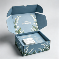 Boîtes d'emballage en carton ondulé pliables personnalisées avec logo imprimé pour cadeaux, chaussures, vêtements, expédition