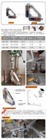 TANJA DLK-150 Dual Switch 90 Degree Square Magnet Squares/On/Off Strong Magnetic Holder Clamp