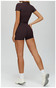 Conjunto de 5 Piezas de Traje de <span class=keywords><strong>Yoga</strong></span> Sólido y Transpirable, Traje Deportivo Ajustado con Pliegues Torcidos para Mujer, para Correr al Aire Libre y Fitness 4514 lenovo <span class=keywords><strong>Yoga</strong></span> Book 9i - Product Image 2