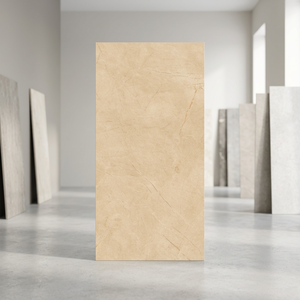 Azulejos de porcelana brillante Fontana Marfil de 800x1600 mm para suelo y pared, diseño de mármol beige cálido de 80x160 cm - Product Image 4
