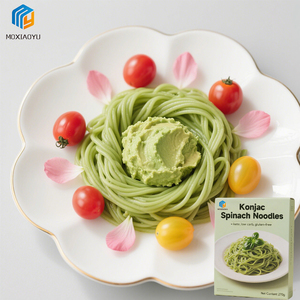 Zero Calorie a basso contenuto calorico cibo vegano Halal Konjac spinaci Spaghetti istantanea Shirataki tagliatelle alla rinfusa - Product Image 1