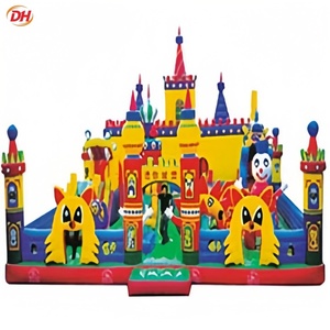 Parc <span class=keywords><strong>de</strong></span> jeux gonflables commercial <span class=keywords><strong>à</strong></span> thème, aire <span class=keywords><strong>de</strong></span> jeux extérieure, parcours d'obstacles d'aventure, jeux d'amusement, <span class=keywords><strong>château</strong></span> gonflable - Product Image 1
