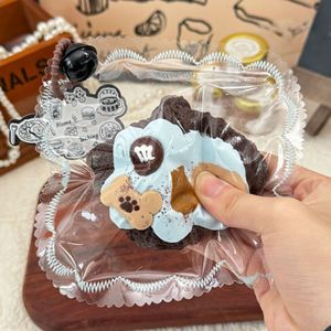 Slime crème croissant menthe chocolat, argile sèche, jouet en silicone de qualité alimentaire, jouet anti-stress souple et compressible - Product Image 6