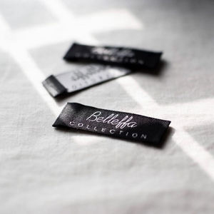 ป้ายผ้าฝ้ายทอขนาดเล็กสำหรับเสื้อเชิ้ตผู้ชาย ใช้เป็นป้ายติดเสื้อ - Product Image 4
