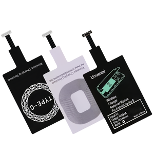 Loại C IOS 8 Pin Micro USB <span class=keywords><strong>Android</strong></span> Phổ Sạc Không Dây Receiver Loại C Mỏng Sạc Cuộn Dây Adapter Đối Với Samsung iPhone - Product Image 1