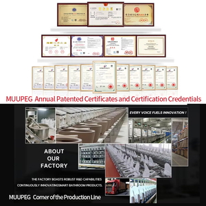 New Modern Egg-shaped Design Ceramic Super Whirlpool Siphon One-Piece <strong>Toilet</strong> with Slow Closing for Hotel &amp; Hospital Use - Product Image 4