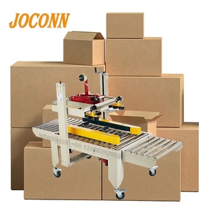 E-commerce carton box tape sealing wrapping machine/Cardboard closing sealing machine/Box sealing taping machine