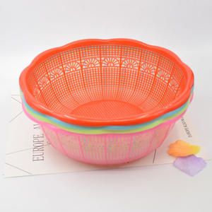 Cesta multifuncional hueca para lavar verduras, escurridor de plástico grueso para cocina, para lavar y escurrir frutas - Product Image 2