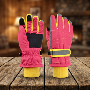 Mitaines de ski d'hiver personnalisées Oxford, compatibles écran tactile, imperméables, thermiques, pour snowboard, vente en gros d'usine - Product Image 4