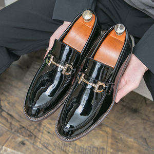 Bán buôn người đàn ông cổ điển của da Oxfords kinh doanh ăn mặc Giày đám cưới thoáng khí chính thức giày PU da Loafer Giày - Product Image 6