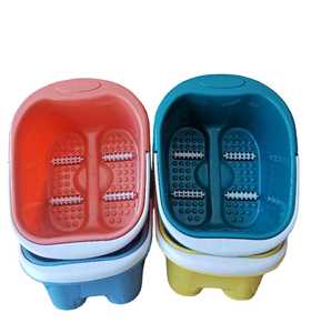 Vasca per Pediluvio Portatile a Quattro Ruote con Apertura a Rullo, Regalo Ideale - Product Image 1