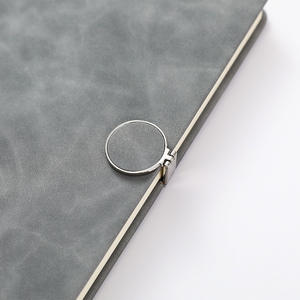 สมุดโน้ตและปากกาแบบหนาชุดสองชิ้นของขวัญทางธุรกิจสมุด<span class=keywords><strong>งาน</strong></span>สำนักงานสมุดโน้ตสีเขียวเข้มระดับไฮเอนด์พร้อมหัวเข็มขัด - Product Image 3