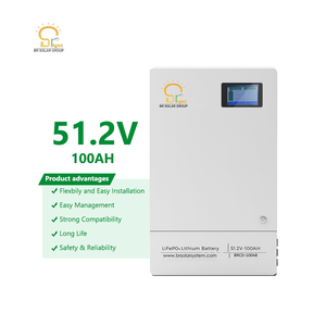 BR SOLAR 長寿命サイクル 6000サイクル UN38.3認証 壁掛け式 48V LiFePO4リチウム電池 100Ah 家庭用太陽光発電システム向け - Product Image 2
