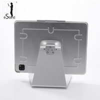 Support de table en métal EStand pour tablette, présentoir de sécurité pour comptoir, compatible iPad Air Pro 10.9" 11", Samsung A9 A11 Plus S7 S8 S9, avec étui verrouillable