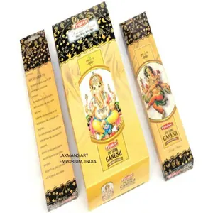 Paquete de Incienso con Estampados de Dioses Hindúes, Varillas de Incienso con Estampados de Dioses Indios, Varillas de Incienso Perfumadas, Venta al por Mayor desde India - Product Image 1