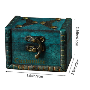 Boîte <span class=keywords><strong>en</strong></span> <span class=keywords><strong>bois</strong></span> vintage gravée sur mesure |   Accessoires de photographie pour l'affichage et le rangement de <span class=keywords><strong>bijoux</strong></span> |   Décoration de Pâques pour la maison, mariage - Product Image 4