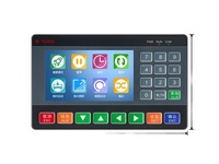 Farb-LCD-Bedienfeld TP08-430 mit Texttasten und DB9 RS422/232/RS485-Anschluss für Automatisierung in Industriemaschinen