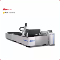 Machine de découpe laser fibre optique pour métaux, type portique, commande Cypcut, haute précision, refroidissement par eau pour la découpe industrielle des métaux