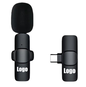 À vendre Microphone Lavalier sans fil de <span class=keywords><strong>qualité</strong></span> K8 Microphone de téléphone Lavalier Suppression de bruit sans fil Appariement automatique Logo OEM - Product Image 1