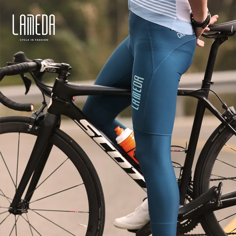 Pantaloni lunghi da ciclismo invernali termici da uomo LAMEDA sport Outdoor